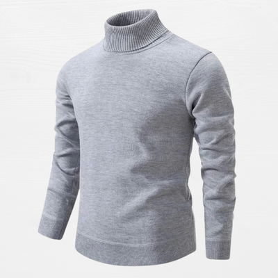 Elegance Knitted Turtleneck Sweater for Men