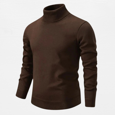 Elegance Knitted Turtleneck Sweater for Men