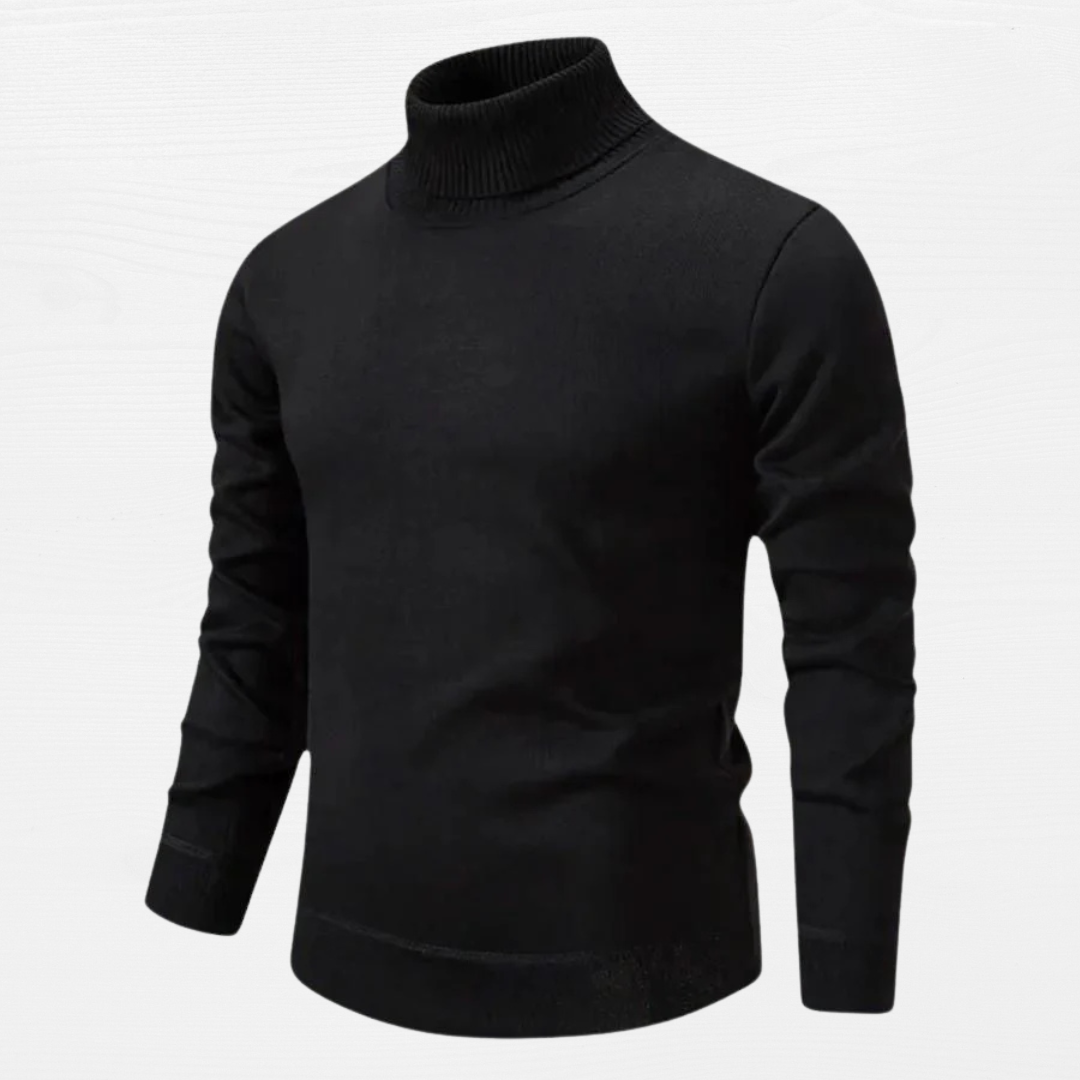 Elegance Knitted Turtleneck Sweater for Men