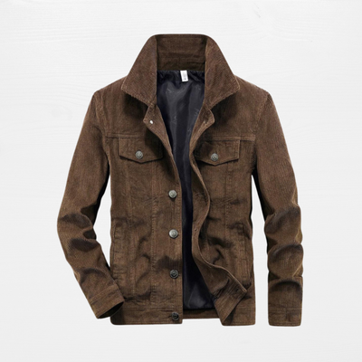 Aaron - Comfortable corduroy jacket