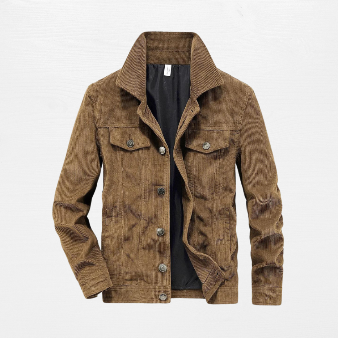 Aaron - Comfortable corduroy jacket